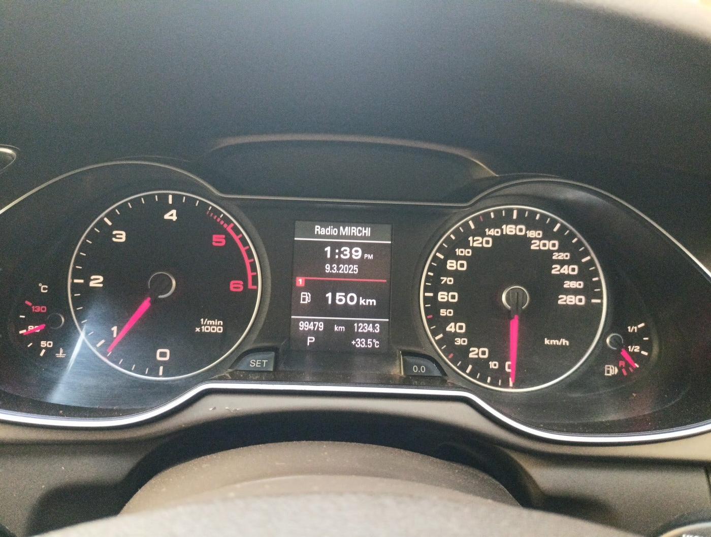 2012 Audi A4 2.0 TDI, Diesel, Automatic, 99,479 km, interior