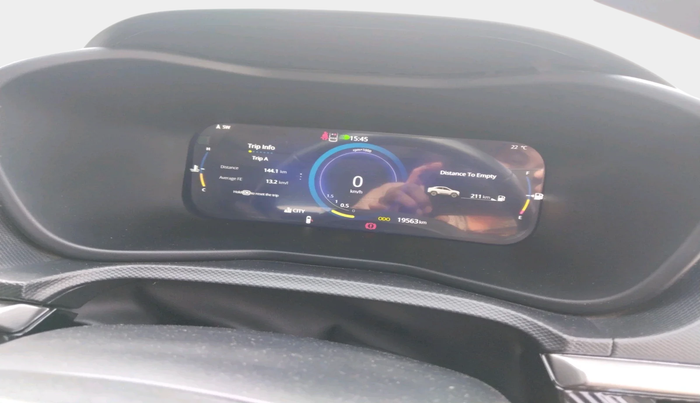 2025 Tata Curvv Creative Plus S 1.2 Petrol 6MT, Petrol, Manual, 19,600 km, interior