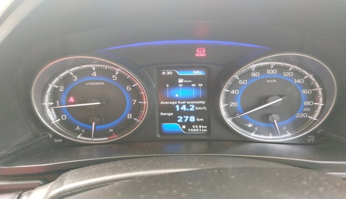2020 Toyota Glanza G ISG, Petrol, Manual, 70,601 km, interior