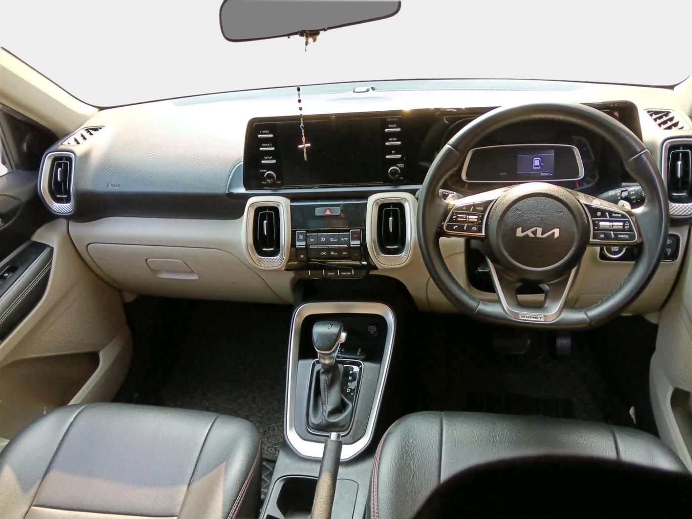 2022 KIA SONET HTX 1.0 DCT, Petrol, Automatic, 55,531 km, interior