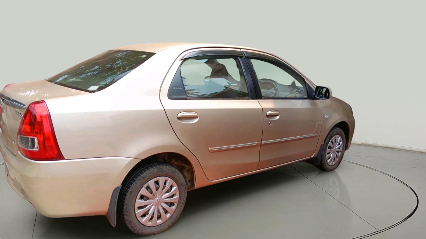2011 Toyota Etios G, Petrol, Manual, 47,839 km, exterior