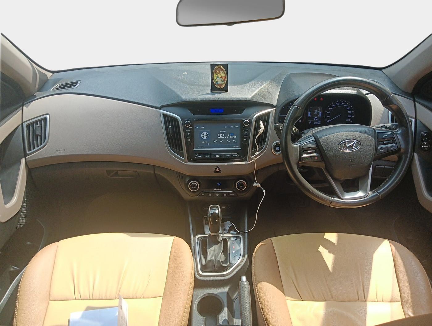 2016 Hyundai Creta SX PLUS AT 1.6 DIESEL, Diesel, Automatic, 59,200 km, interior