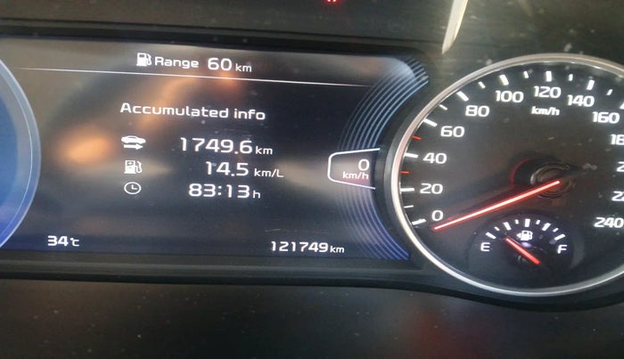 2019 KIA SELTOS GTX PLUS 1.4 PETROL, Petrol, Manual, 1,21,749 km, interior