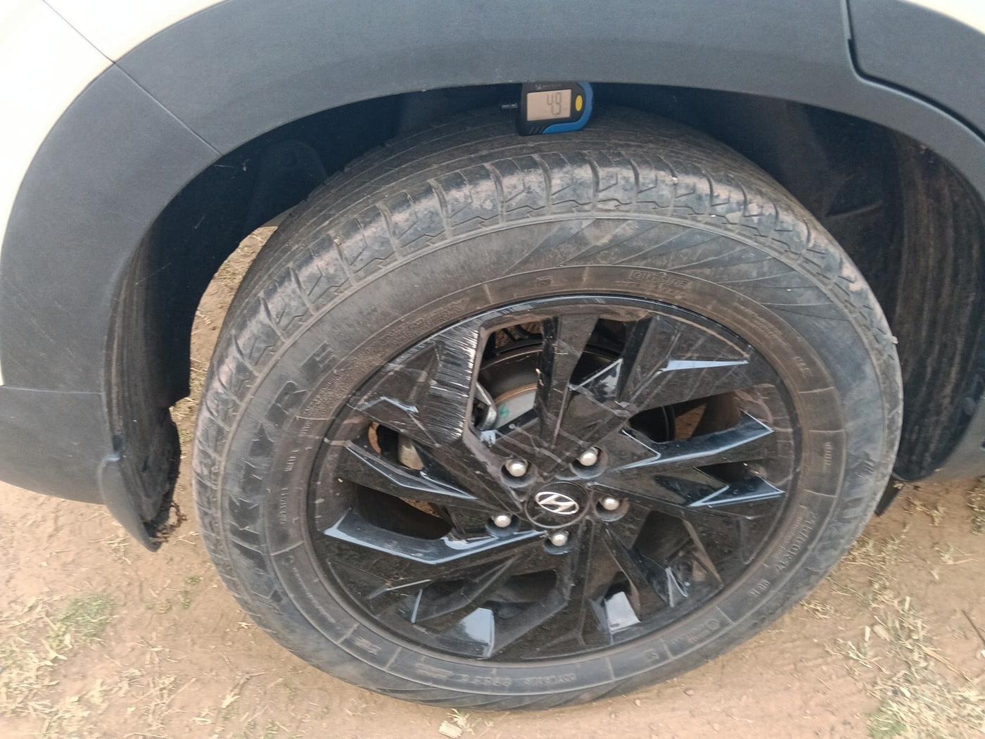 2022 Hyundai Creta SX (O) IVT 1.5 PETROL, Petrol, Automatic, 17,041 km, tyre