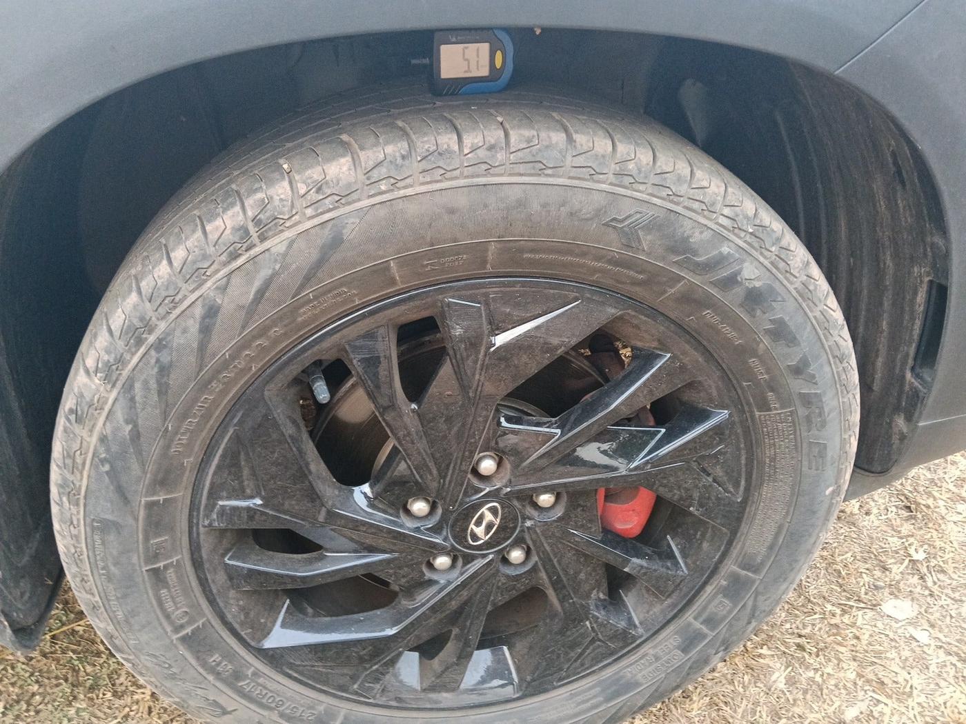 2022 Hyundai Creta SX (O) IVT 1.5 PETROL, Petrol, Automatic, 17,041 km, tyre