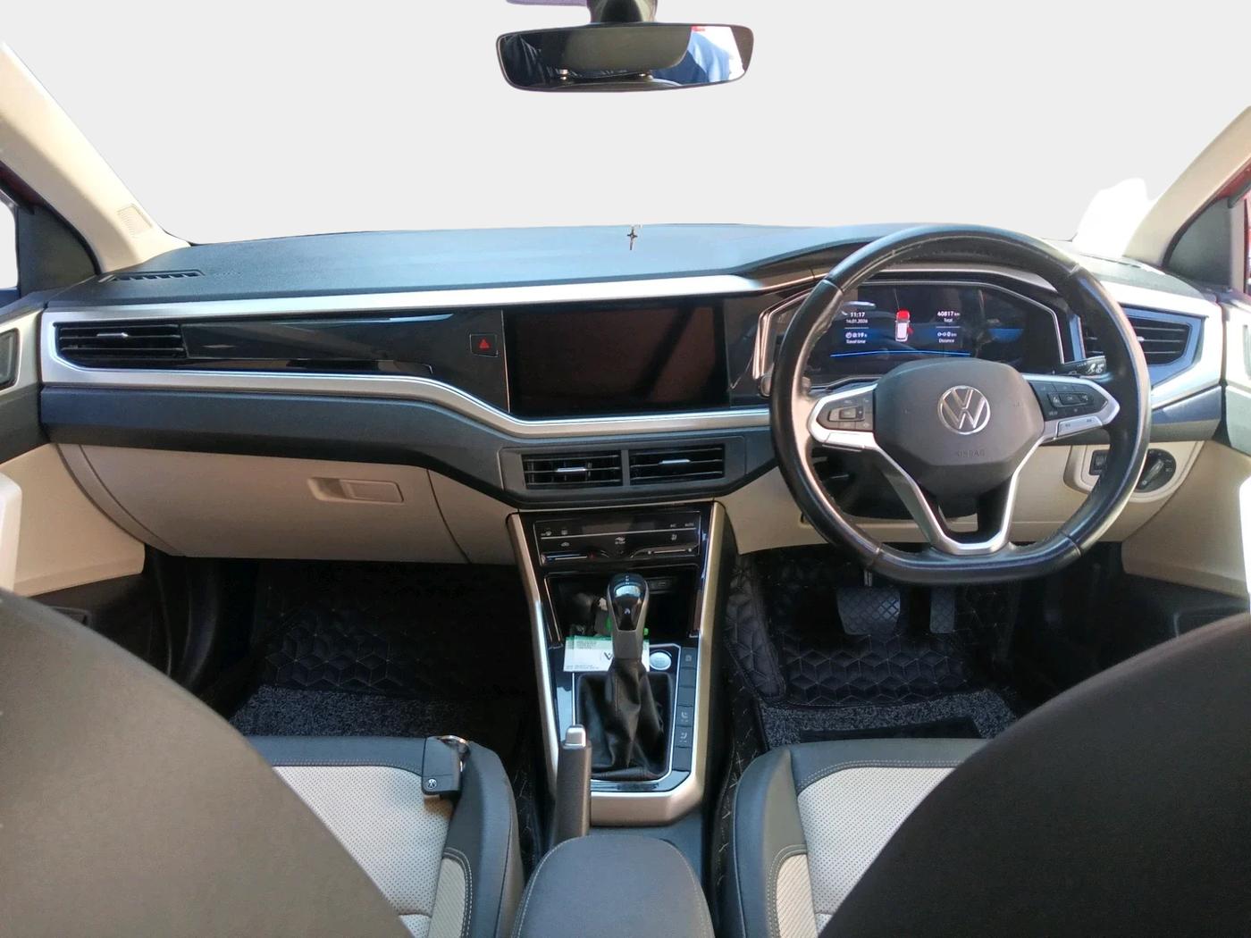 2023 Volkswagen VIRTUS TOPLINE TSI 1.0 AT, Petrol, Automatic, 40,817 km, interior