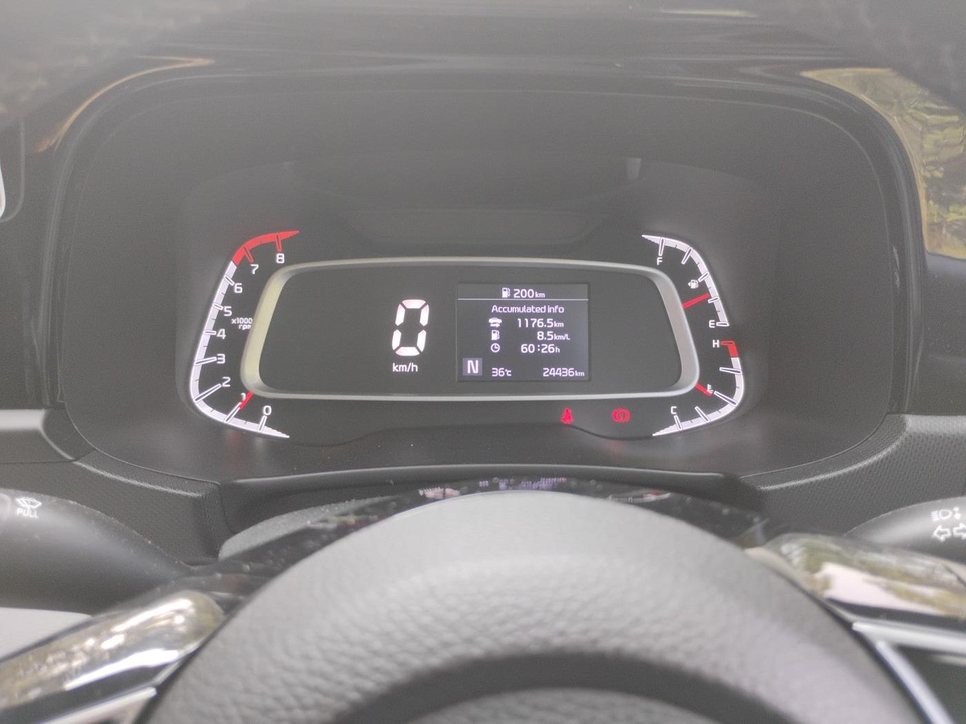 2021 KIA SONET HTX 1.0 IMT, Petrol, Manual, 24,436 km, interior
