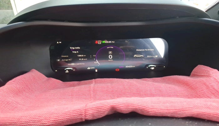 2024 Tata NEXON Fearless Plus S 1.2 Revotron 7DCA Dark Edition, Petrol, Automatic, 35,425 km, interior