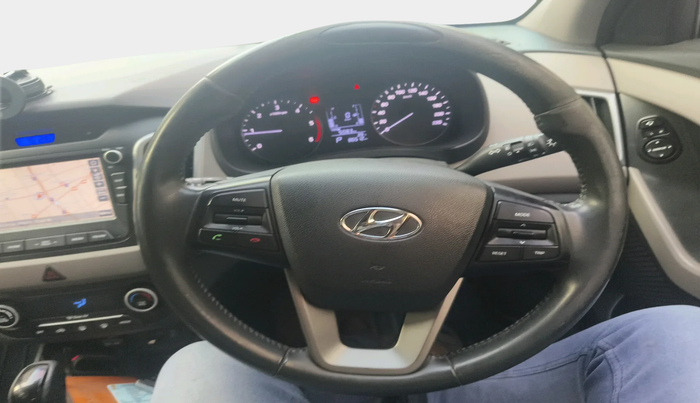 2017 Hyundai Creta SX PLUS AT 1.6 DIESEL, Diesel, Automatic, 86,512 km, interior