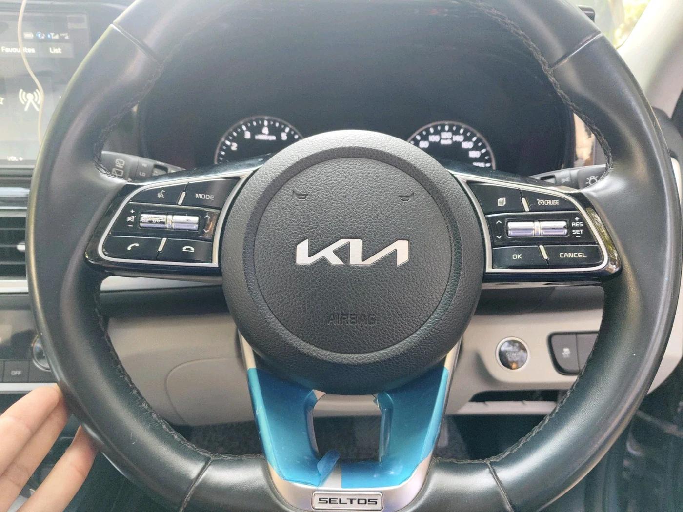 2021 KIA SELTOS HTX 1.5 PETROL, Petrol, Manual, 18,391 km, interior