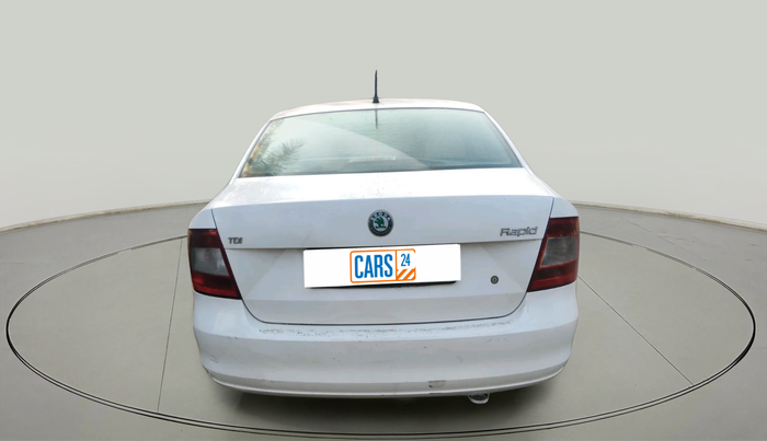 2012 Skoda Rapid ELEGANCE 1.6 TDI CR MT, Diesel, Manual, 1,14,529 km, exterior