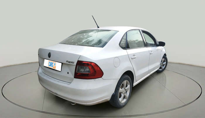 2012 Skoda Rapid ELEGANCE 1.6 TDI CR MT, Diesel, Manual, 1,14,529 km, exterior