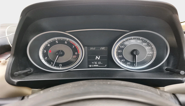 2019 Maruti Dzire VXI AMT, Petrol, Automatic, 47,610 km, interior
