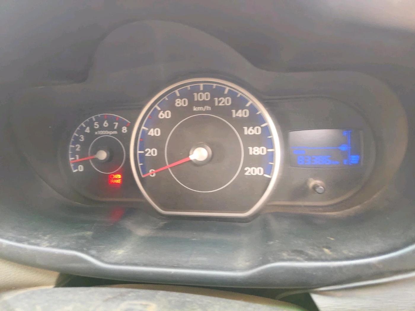2012 Hyundai i10 MAGNA 1.1, CNG, Manual, 84,200 km, interior