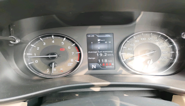 2025 Toyota Glanza G AMT, Petrol, Automatic, 6,868 km, interior