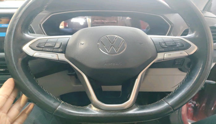 2022 Volkswagen TAIGUN TOPLINE 1.0 TSI AT, Petrol, Automatic, 1,34,916 km, interior