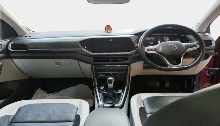 2022 Volkswagen TAIGUN TOPLINE 1.0 TSI AT, Petrol, Automatic, 1,34,916 km, interior