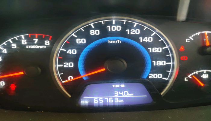 2015 Hyundai Grand i10 SPORTZ 1.2 KAPPA VTVT, Petrol, Manual, 65,763 km, interior