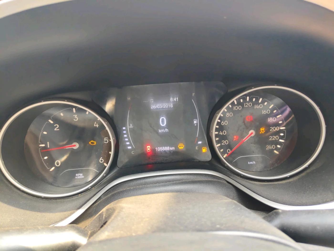 2018 Jeep Compass LIMITED 2.0 DIESEL, Diesel, Manual, 1,05,888 km, interior