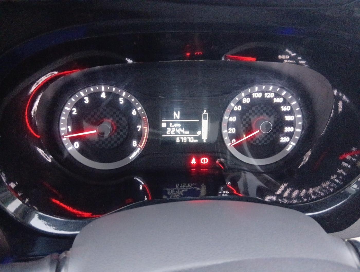 2020 Hyundai AURA S 1.2 AMT, Petrol, Automatic, 67,970 km, interior