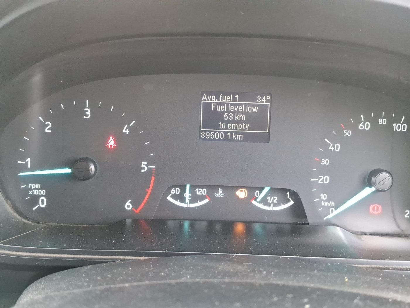 2018 Ford Ecosport TITANIUM 1.5L DIESEL, Diesel, Manual, 89,500 km, interior