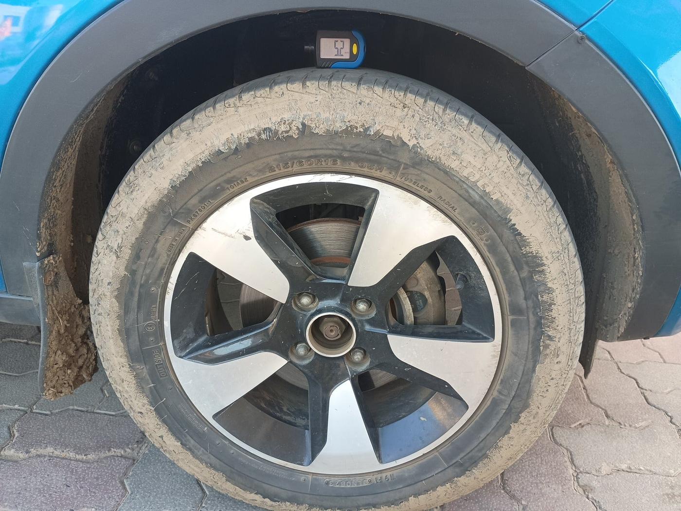 2017 Tata NEXON XZ PLUS DIESEL, Diesel, Manual, 55,448 km, tyre