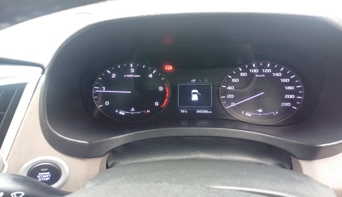 2017 Hyundai Creta SX (O) 1.6 DIESEL, Diesel, Manual, 94,586 km, interior