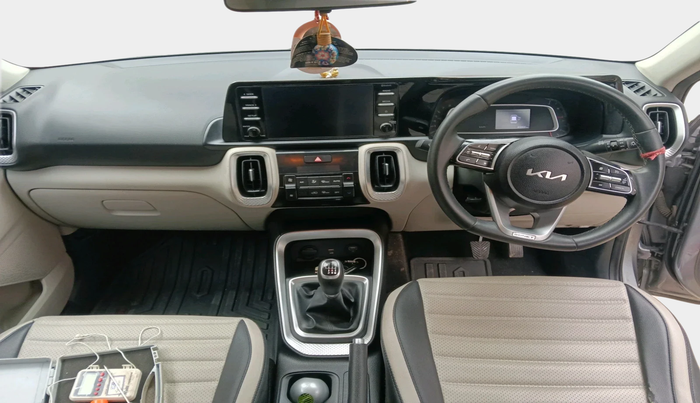 2021 KIA SONET HTX 1.0 IMT, Petrol, Manual, 49,366 km, interior