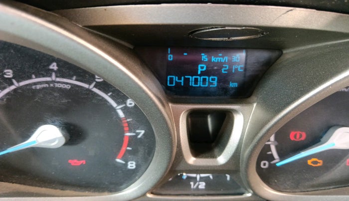 2016 Ford Ecosport TITANIUM 1.5L PETROL AT, Petrol, Automatic, 47,009 km, interior