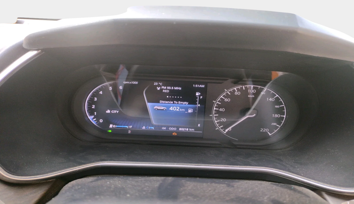 2020 Tata Harrier XZ PLUS 2.0L DUAL TONE, Diesel, Manual, 80,216 km, interior