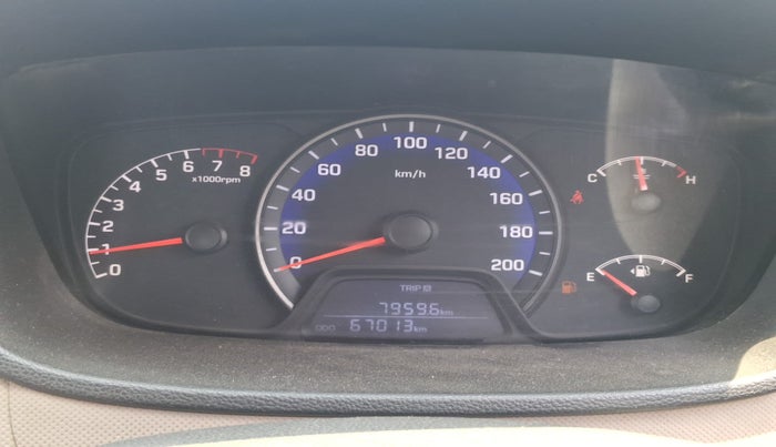 2018 Hyundai XCENT PRIME T  VTVT PLUS  CNG, Petrol, Manual, 67,013 km, interior