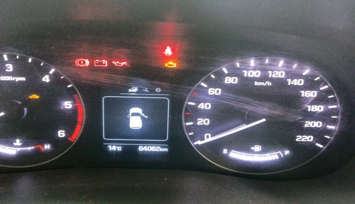 2017 Hyundai Creta SX (O) 1.6 DIESEL, Diesel, Manual, 64,062 km, interior