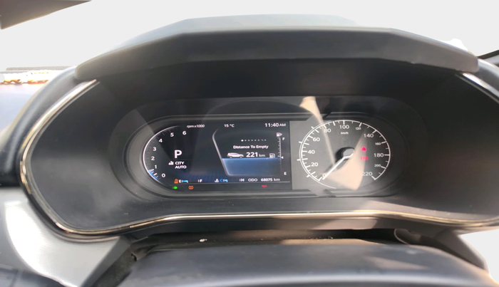 2022 Tata Safari XZA PLUS DARK EDITION, Diesel, Automatic, 68,075 km, interior