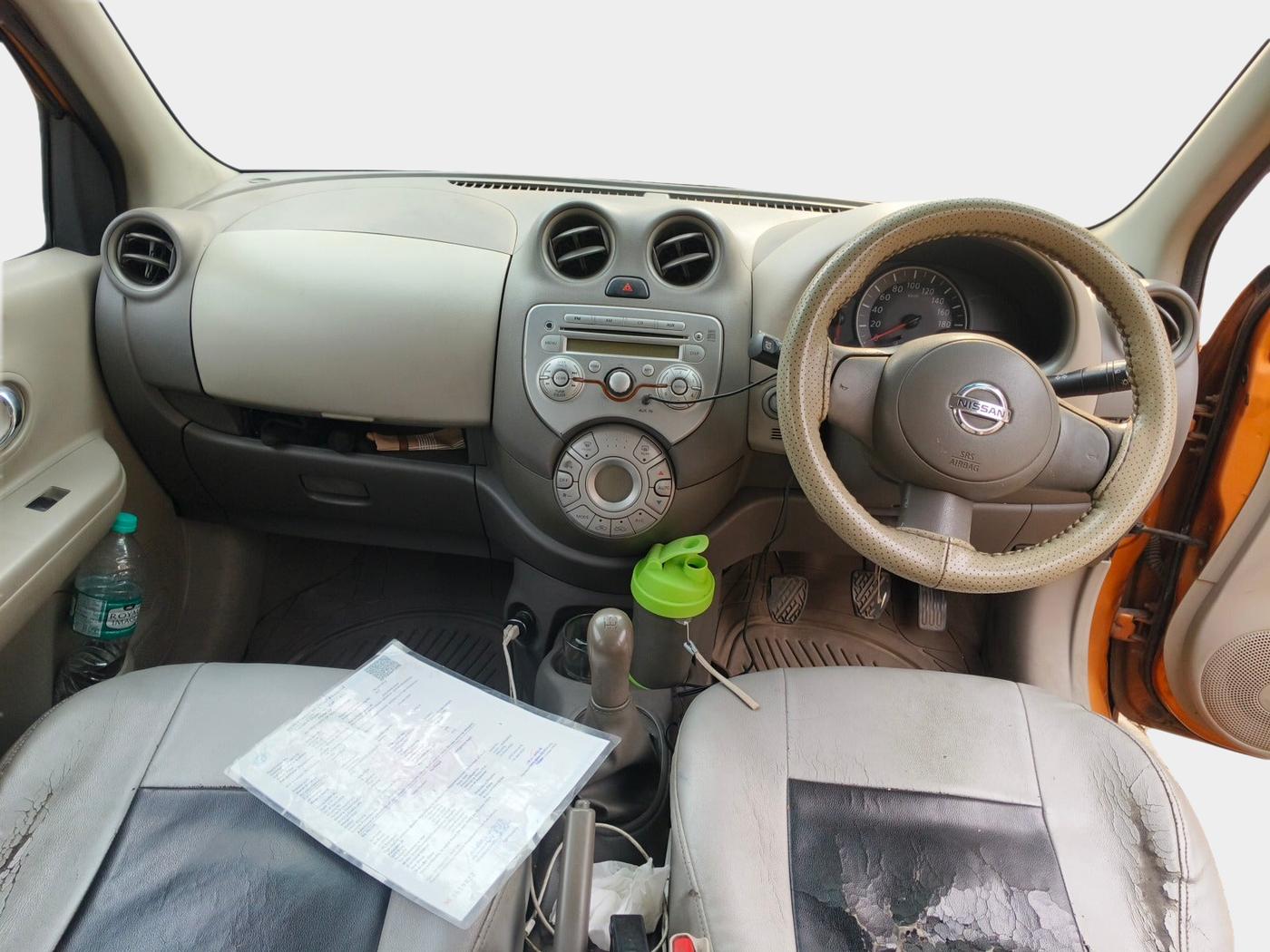 2011 Nissan Micra XV PETROL, Petrol, Manual, 1,03,221 km, interior