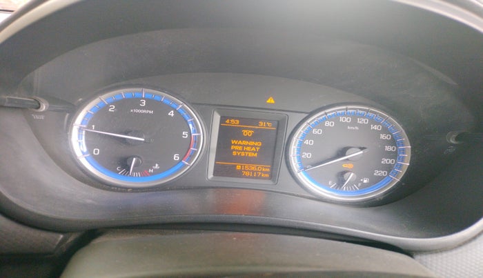 2016 Maruti S Cross ZETA 1.3, Diesel, Manual, 78,117 km, interior