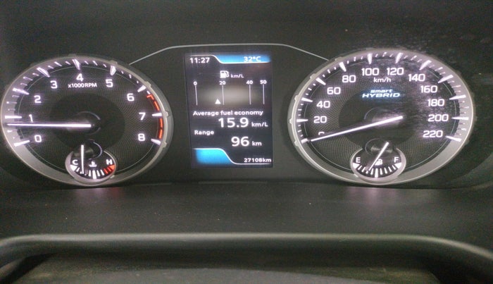 2023 Maruti BREZZA ZXI + SMART HYBRID, Petrol, Manual, 27,108 km, interior