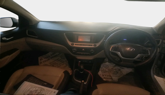 2019 Hyundai Verna 1.4 EX PETROL, Petrol, Manual, 1,23,855 km, interior