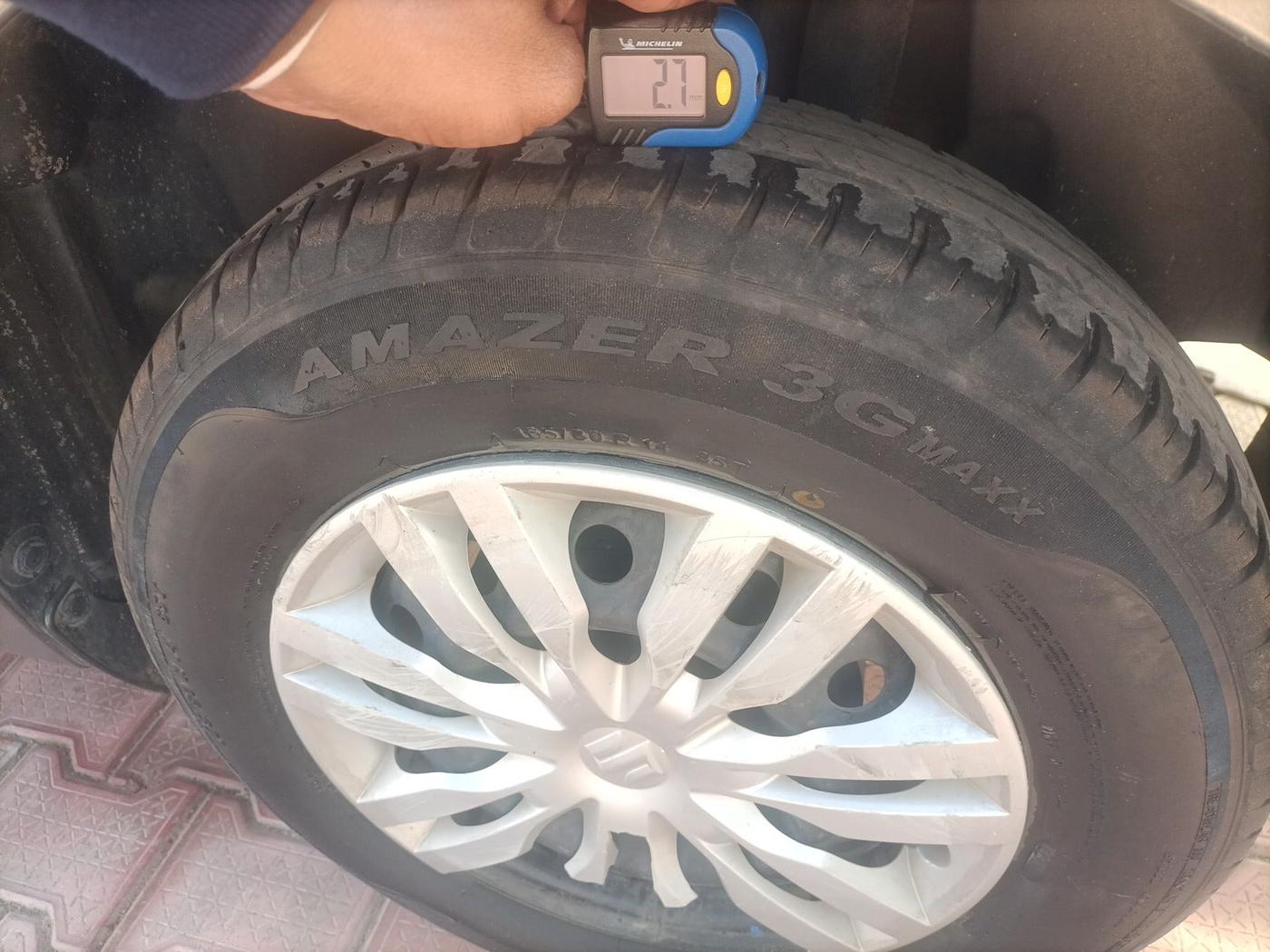 2021 Maruti Dzire VXI, Petrol, Manual, 61,164 km, tyre