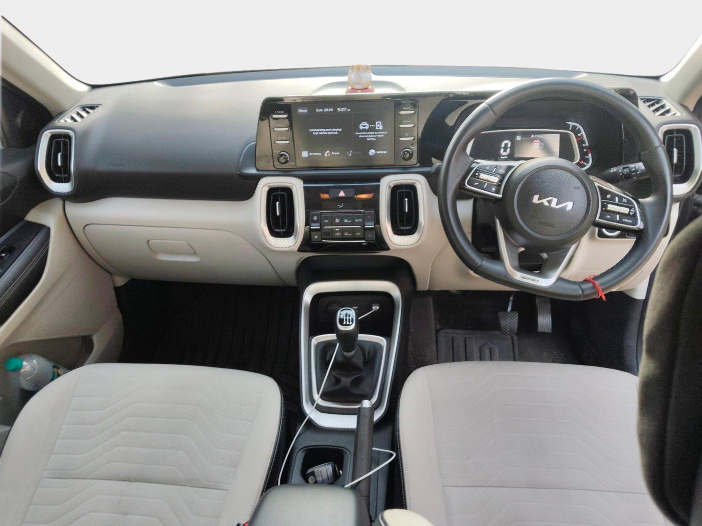 2023 KIA SONET HTX ANNIVERSARY EDITION 1.0 IMT, Petrol, Manual, 15,209 km, interior