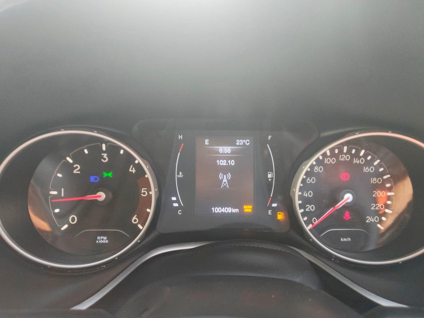 2017 Jeep Compass LIMITED 2.0 DIESEL 4X4, Diesel, Manual, 1,00,409 km, interior