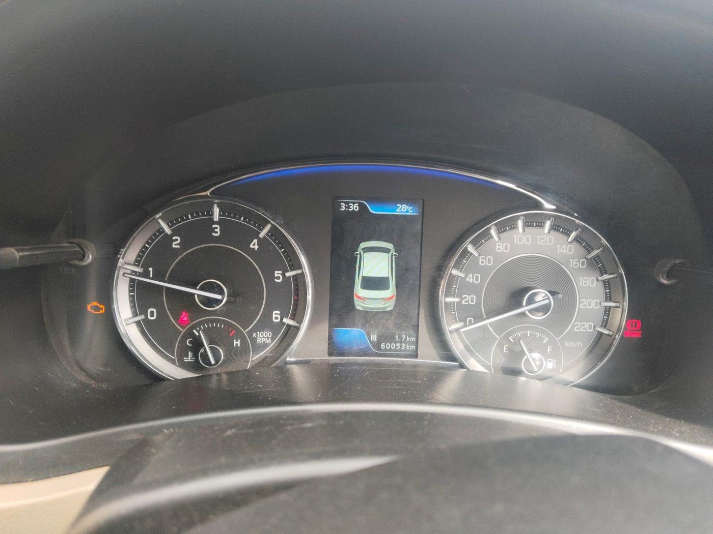2019 Maruti Ciaz ALPHA DIESEL 1.5, Diesel, Manual, 60,053 km, interior
