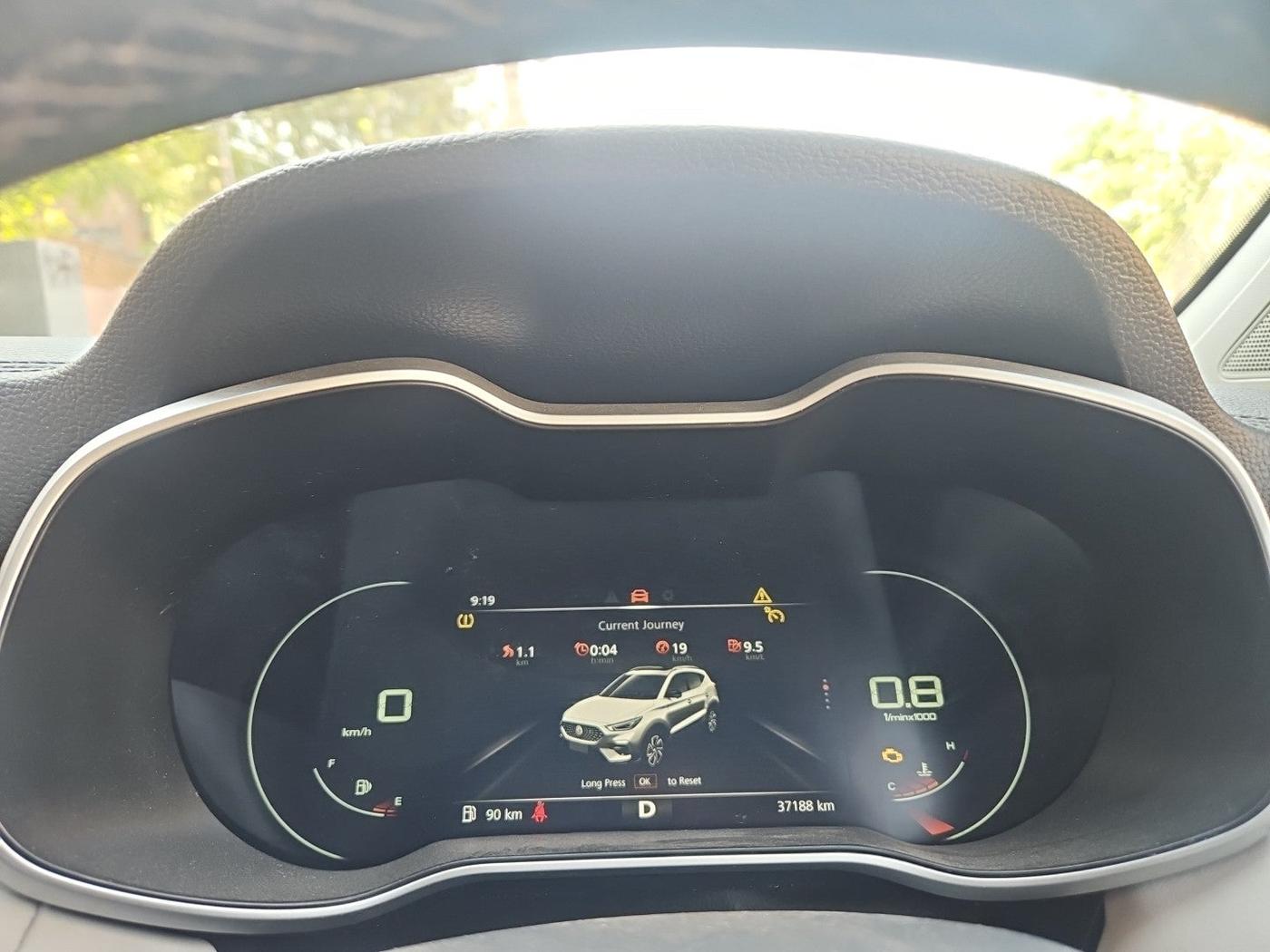 2022 MG ASTOR SHARP 1.5 CVT, Petrol, Automatic, 37,188 km, interior