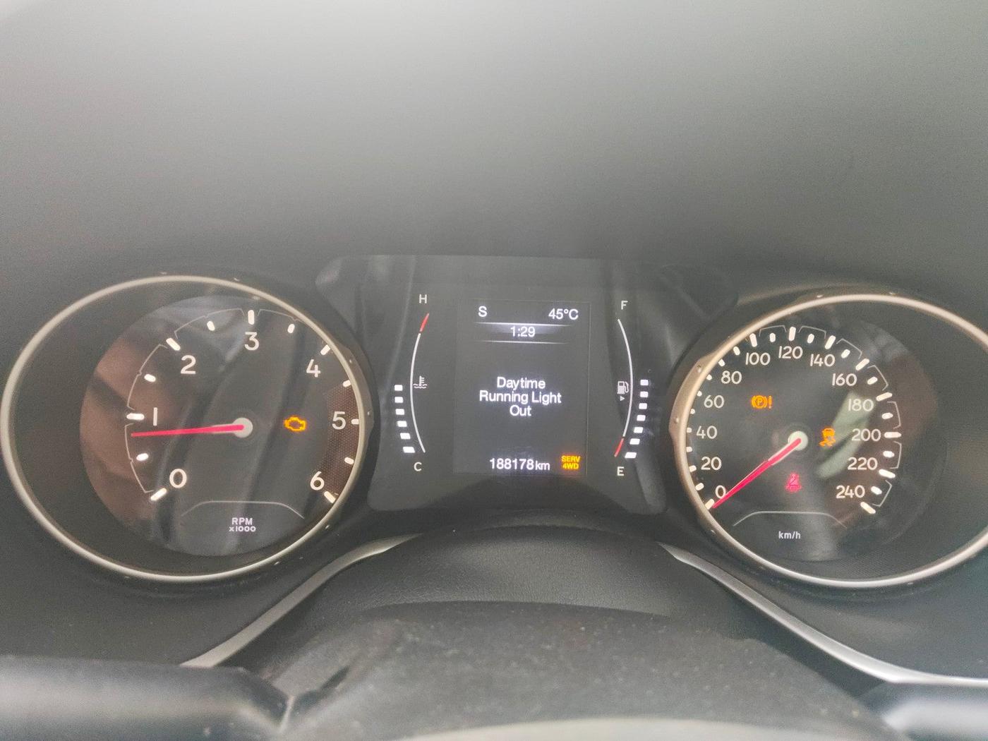 2018 Jeep Compass LIMITED 2.0 DIESEL 4X4, Diesel, Manual, 1,88,179 km, interior
