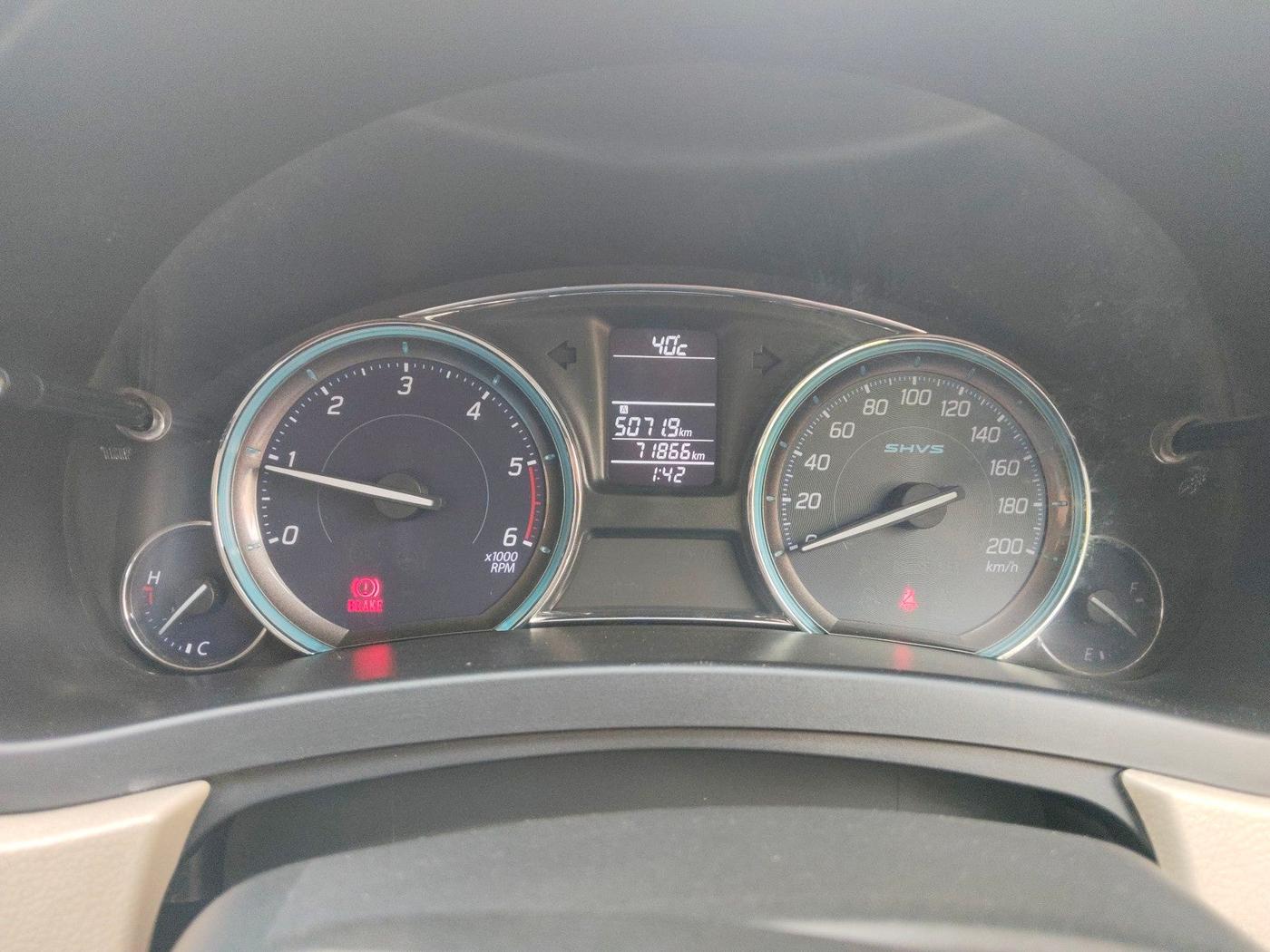 2017 Maruti Ciaz ZDI+ SHVS, Diesel, Manual, 71,865 km, interior
