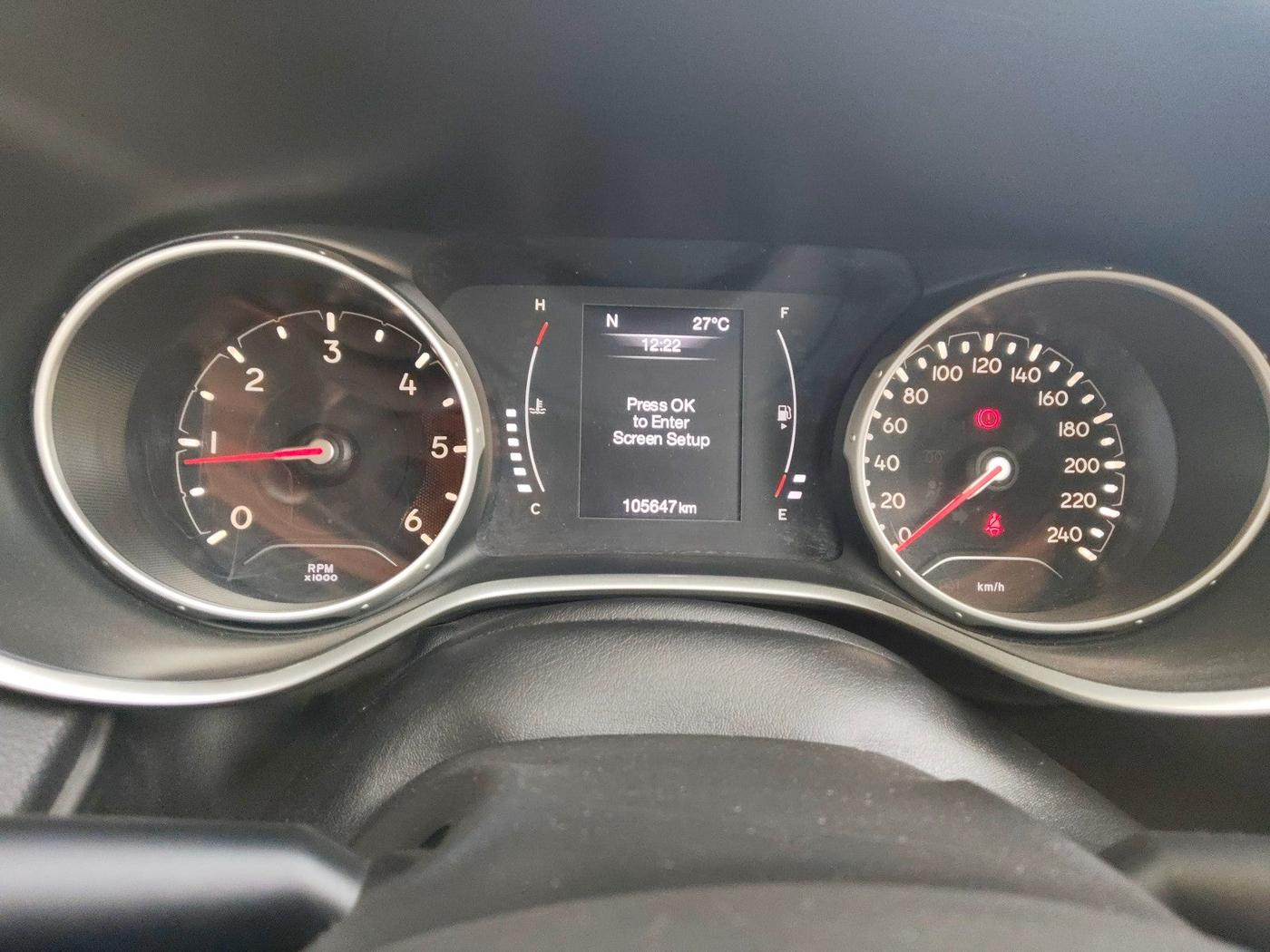 2018 Jeep Compass LIMITED (O) 2.0 DIESEL, Diesel, Manual, 1,05,647 km, interior