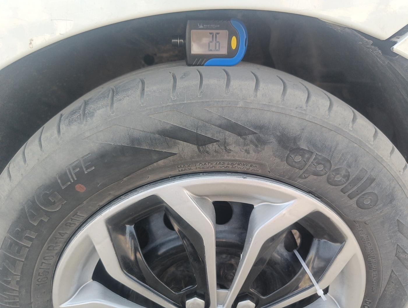 2017 Maruti Celerio VXI, Petrol, Manual, 1,23,260 km, tyre