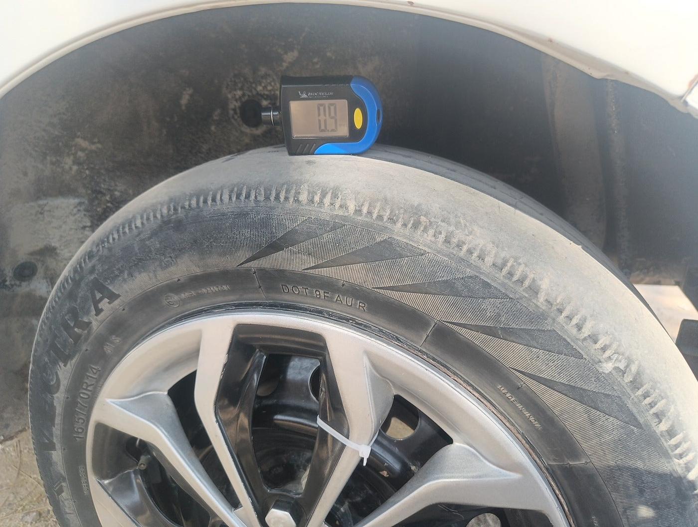 2017 Maruti Celerio VXI, Petrol, Manual, 1,23,260 km, tyre