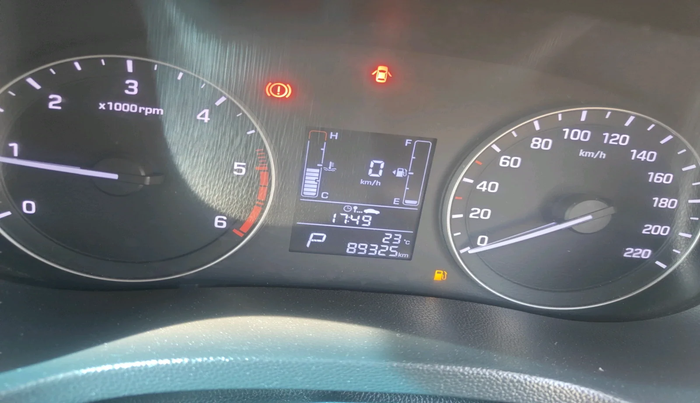 2018 Hyundai Creta SX AT 1.6 DIESEL, Diesel, Automatic, 89,325 km, interior