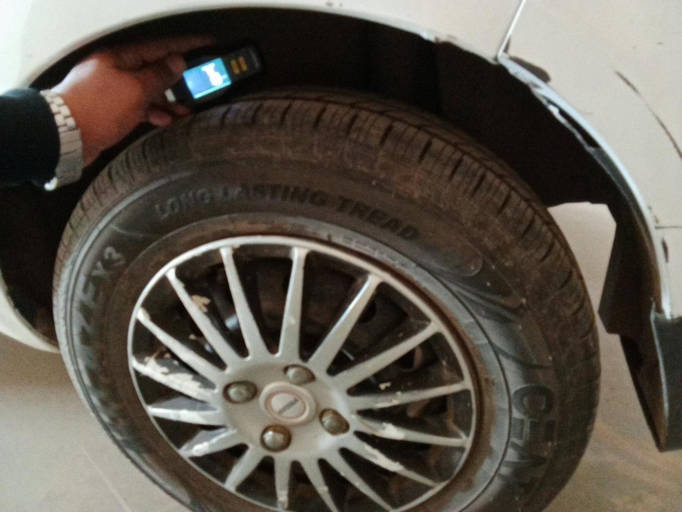 2010 Maruti Ritz VXI, Petrol, Manual, 63,425 km, tyre