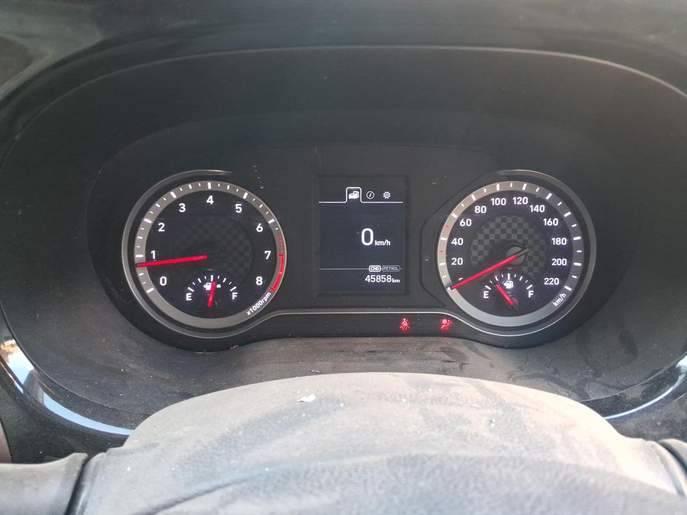 2023 Hyundai AURA SX 1.2 CNG, Petrol, Manual, 45,858 km, interior